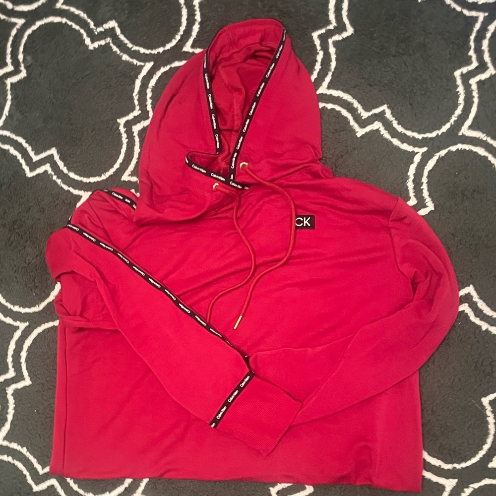 Calvin Klein Vibrant Red Pullover Dress